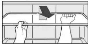 PANASONIC NR-F603GT-WU - Tay (2nd shelf from the top in the refrigerator) - 1