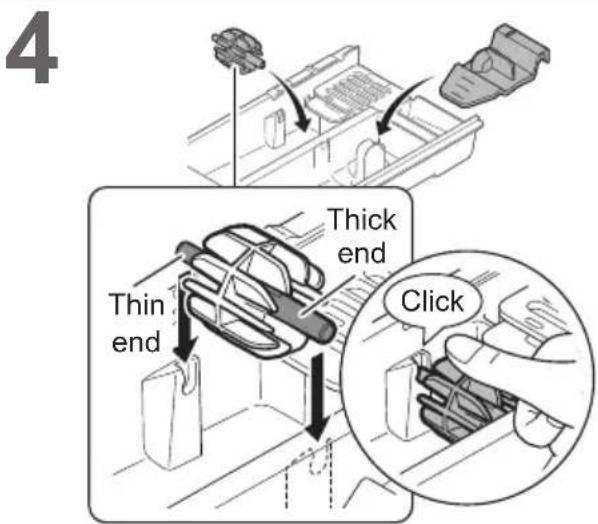 4 Thick end Thin end Click