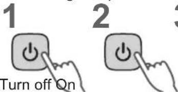 1 Turn off On 2