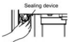 PANASONIC F-YCL27N - Remove the sealing device - 1