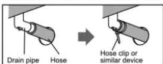 Drain pipe Hose Hose clip or similar device