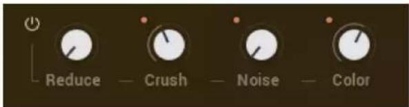 Reduce — Crush — Noise — Color