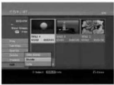 LG DR165 - Opdele én titel i to +RW - 1