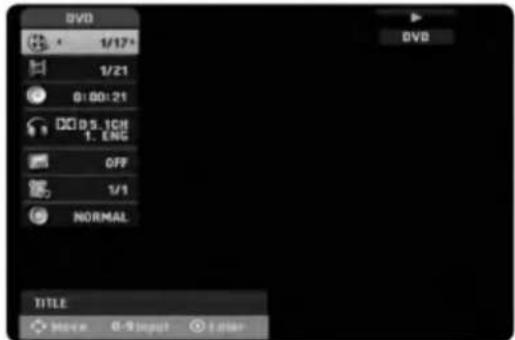DVD 1/171 1/21 0:00:21 DCB 5.1CH 1. ENG OFF 1/1 NORMAL TITLE Move 6.9 Input Enter