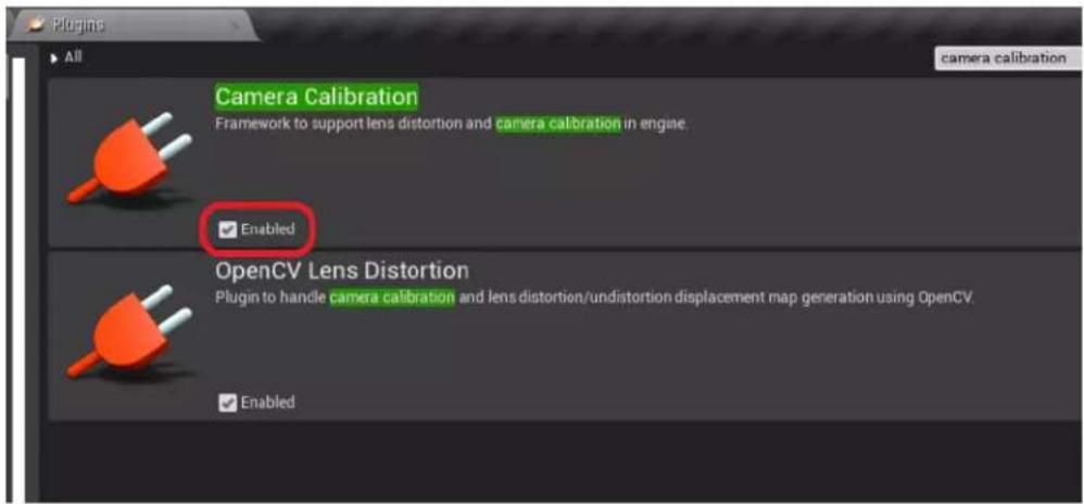 Plugins All camera calibration Framework to support lens distortion and camera calibration in engine. Enabled OpenCV Lens Distortion Plugin to handle camera calibration and lens distortion/undistortion displacement map generation using OpenCV. Enabled