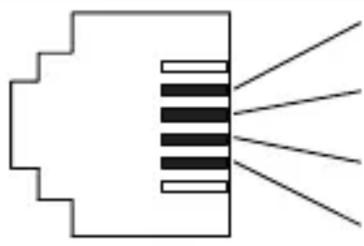 HAGER WGCT1RJ6NM - Connecting the RJ11 telephone module - 2