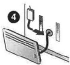 Diagram showing a cable or cable installation with labeled components and connection points