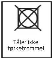Tåler ikke tørketrommel