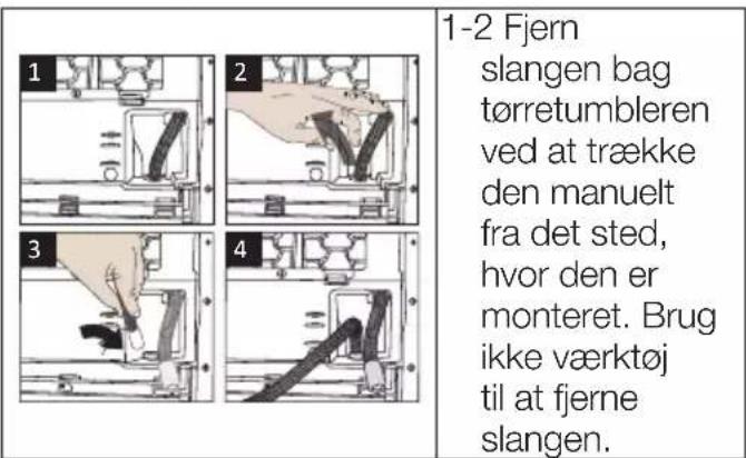 BEKO BTBC44XB1 - Tilslutning af afløbsslangen - 1