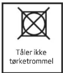Tåler ikke tørketrommel
