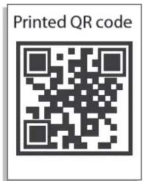 Printed QR code