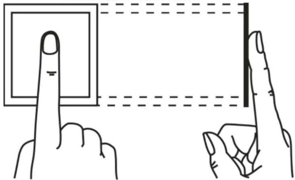Dahua Technology ASI7214S-W - How to Press Your Fingerprint on the Scanner - 1