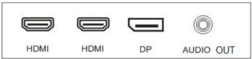 HDMI HDMI DP AUDIO OUT
