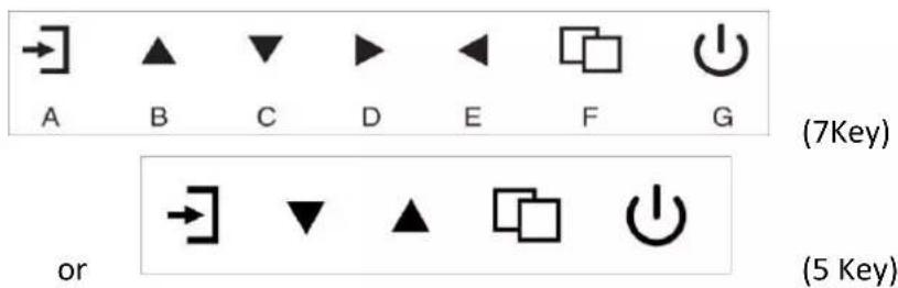 (7Key) or (5 Key)