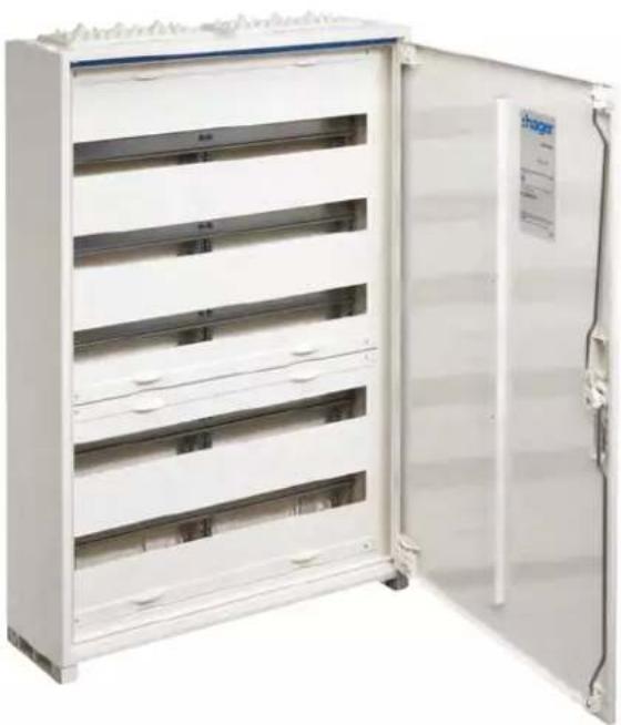 HAGER FWQ61P - Protection class IP44, impact protection IK09 - 2
