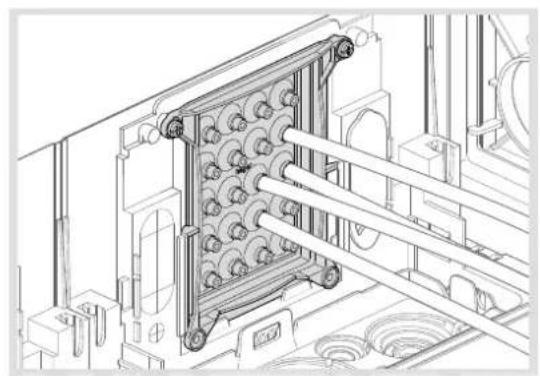 HAGER FWQ41P - Rear cable entries - 3