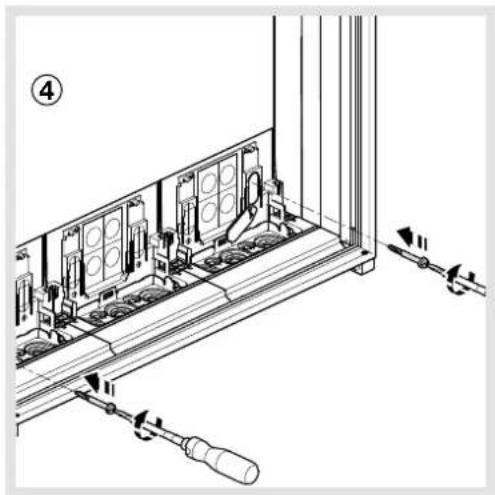 HAGER FWQ54P - Integrated cabinet mounts - 5