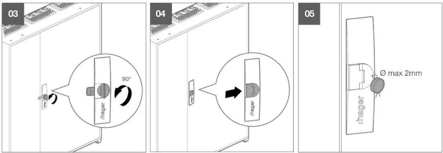 03 90° theater 04 theater 05 ø max 2mm thager