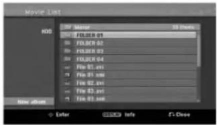 LG DBRH190 - Afspilning af en DivX filmfil - 1