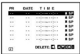 PR DATE T I M E -- -- -- -- -- * SP -- -- -- -- -- -- * SP -- -- -- -- -- -- * SP -- -- -- -- -- -- -- * SP -- -- -- -- -- -- -- * SP -- -- -- -- -- -- -- * SP -- -- -- -- -- -- -- * SP -- -- -- -- -- -- -- * SP DELETE: ▼ OK