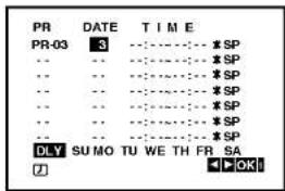PR DATE TIME PR-03 3 ---- SP ... -- ---- SP ... -- ---- SP ... -- ---- SP ... -- ---- SP ... -- ---- SP ... -- ---- SP DLY SU MO TU WE TH FR SA OK