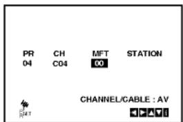 PR CH MFT STATION 04 C04 00 CHANNEL/CABLE : AV SRT