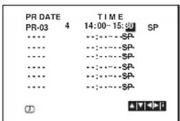 PR DATE PR-03 4 TIME 14:00-15:30 SP ---- SP- ---- SP- ---- SP- ---- SP- ---- SP- ---- SP- ①