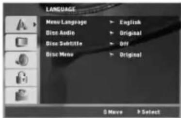 LG DK172 - Oprindelige indstillinger - 1