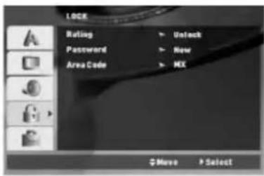 LG DK172 - LOCK (Forældrekontrol) - 1
