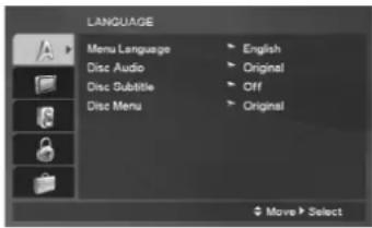 LG DVX286 - LANGUAGE (Kieli) - 1