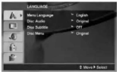 LG DNX191H - Oprindelige indstillinger - 1