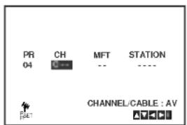 PR 04 CH MFT STATION CHANNEL/CABLE : AV SET