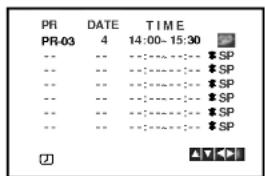 LG V9800 - Timer optagelse Programmering via skæmmenuer - 6