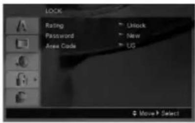 LG DVX162 - LOCK (Forældrekontrol) - 1