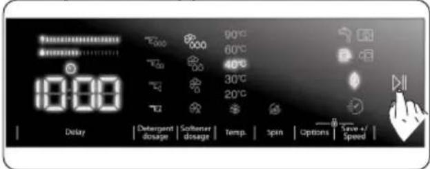 Cylinda FTA4484A - Start/pause-knappen - 1