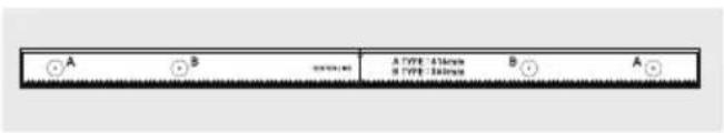 A B TYPE: 430mm TYPE: 380mm A TYPE: 430mm B TYPE: 380mm A