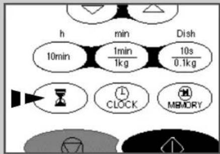 h min Dish 10min 1min 1kg 10s 0.1kg CLOCK MEMORY