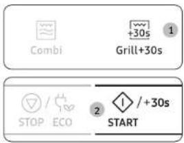 Combi +30s Grill+30s STOP / ECO 2 / +30s START