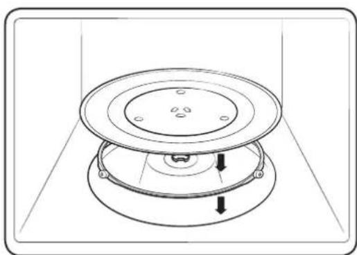 SAMSUNG MC32J7085CT - Roterende tallerken - 1