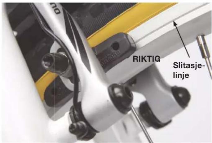 RIKTIG Slitasje- linje