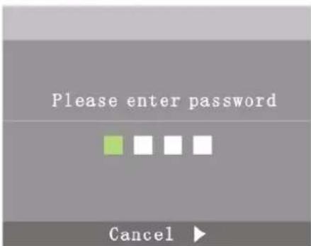 Please enter password Cancel ▶