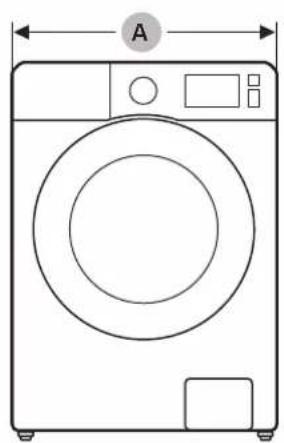 SAMSUNG WW95T534DAX - Specifikationsark - 1
