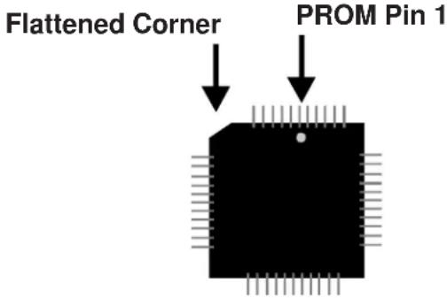 Flattened Corner PROM Pin 1