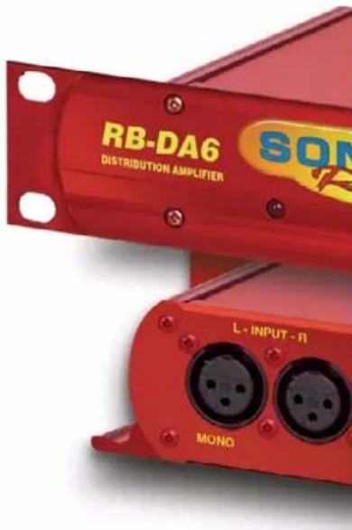 RB-DA6 DISTRIBUTION AMPLIFIER SON L - INPUT - R MONO