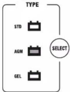 TYPE STD AGM GEL SELECT