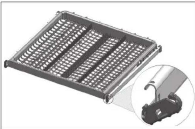 BEKO BDUN26645W - ∅verste bestikkurv - 1