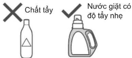 Chất tẩy Nước giặt có độ tẩy nhẹ