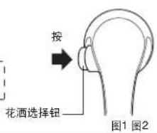 按 花洒选择钮 图1 图2