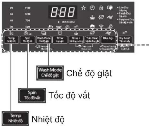 8:88 Temp Nhiệt độ Spin Tốc độ vật Wash Mode Chế độ"—jiặt Tốc độ"—vất Spin Tốc độ"—vất Wash Mode Chế độ"—jiặt Timer Hệ-g<|im_start|> Cuba Rinse + Kibangguang Tub Clean Vish Mode"—jiặt Blue Ag+ Dry Asset Tíchoshuː Chế độ"—vất Temp Nhiệt độ Chế độ"—viặt Tốc độ"—vất
