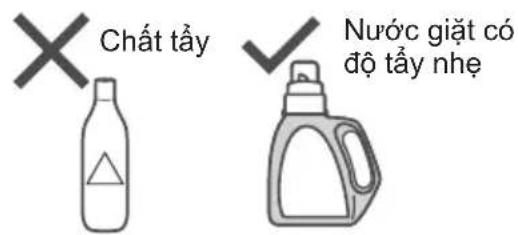 Chất tẩy Nước giặt có độ tẩy nhẹ
